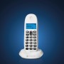 Motorola C1001CBW+ - Teléfono Inalámbrico Digital DECT - Modo Call Blocking, Identificador de Llamadas, Manos Libres, Agenda 50