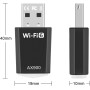 Adaptador USB Wifi 6 para PC, adaptador WiFi USB de doble banda, 5 GHz/2.4GHz, WiFi 6 AX900, para PC, escritorio, portátil y
