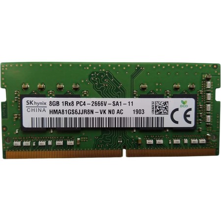 SK Hynix 8GB 2666MHz HMA81GS6JJR8N-VK Sodimm Memory Module