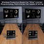 Transmisor y Receptor HDMI Inalámbrico, Descodificación 4K Salida 1080P, Extensor HDMI Inalámbrico con Pantalla LCD, Alcance
