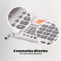 SPC Office ID 2 - Teléfono Fijo con Pantalla iluminada, 4 memorias directas y 10 indirectas, 2 Niveles de Timbre, identificador