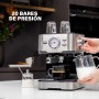 Princess 249450 Máquina de café multicápsulas con adaptadores para cápsulas Nespresso, Dolce Gusto, monodosis ESE y café molido,