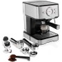 Princess 249450 Máquina de café multicápsulas con adaptadores para cápsulas Nespresso, Dolce Gusto, monodosis ESE y café molido,