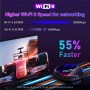 Android 13.0 TV Box,H96 Max DDR4 4GB RAM 64GB ROM RK3528 Quad-Core 64bit WiFi6 Dual 2.4G/5.8G WiFi BT5.0 8K HDR10+ Ultra HD