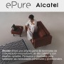 ALCATEL Epure Iconic - Teléfono Inalámbrico DECT - Diseño Vintage - Gran Pantalla Gráfica Altamente Legible - Manos Libres -