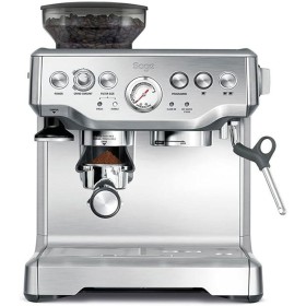 Sage Barista Express - Cafetera Profesional con Espumador de Leche Manual, Acero Inoxidable