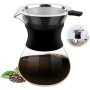Pour Over Cafetera de Goteo, 400 ml Pour Over Coffee Maker, Cafetera de Goteo con Filtro, Reutilizable Cafetera Manual, Cafetera