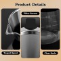 Pour Over Cafetera de Goteo, 400 ml Pour Over Coffee Maker, Cafetera de Goteo con Filtro, Reutilizable Cafetera Manual, Cafetera