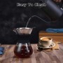 Pour Over Cafetera de Goteo, 400 ml Pour Over Coffee Maker, Cafetera de Goteo con Filtro, Reutilizable Cafetera Manual, Cafetera