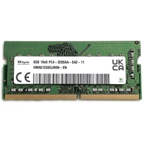 SK Hynix Memoria RAM SO-DIMM DDR4 3200 PC4 1Rx8 HMA81GS6DJR8N-XN SO-DIMM para ordenador portátil Dell HP Lenovo y otros sistemas