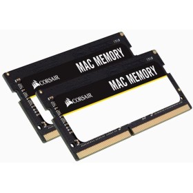 Corsair Mac Memory SODIMM 32GB (2x16GB) DDR4 2666MHz CL18 Memoria para Sistemas Mac, Calificada por Apple - Negro
