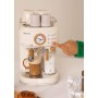 CREATE / THERA RETRO PRO/Cafetera Express semiautomática Blanco Roto / 20 bares, depósito de leche, bandeja de goteo, dos
