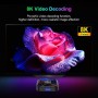 Android TV Box 13.0, 2024 Android TV Box HK1 RBOX K8S 4GB RAM 64GB ROM, WiFi 6 4K TV Box Android RK3528 Quad-Core 2.4G/5G WiFi