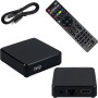 TVIP S-Box v.530 4K UHD IPTV HEVC Linux Quad Core Multimedia Stalker Interner IP TV Streamer 1GB RAM + 8GB Flash, MicroSD Card