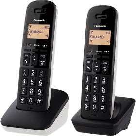 Panasonic KX-TGB612 Teléfono Inalámbrico Digital, Unidad Base y 2 Auriculares Identificador Y Bloqueador de Llamadas, Volumen