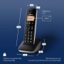 Panasonic KX-TGB612 Teléfono Inalámbrico Digital, Unidad Base y 2 Auriculares Identificador Y Bloqueador de Llamadas, Volumen