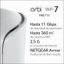NETGEAR Orbi Mesh WiFi 6 Satellite adicional RBS750, Añade hasta 175 m² de cobertura, AX4200 (hasta 4.2 Gbps)