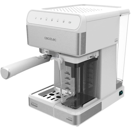 Cecotec Cafetera Semiautomatica Power Instant-ccino 20 Touch Serie Nera. 1350 W, 20 Bares de Presión, Tanque de Leche de 500ml,
