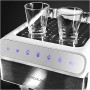 Cecotec Cafetera Semiautomatica Power Instant-ccino 20 Touch Serie Nera. 1350 W, 20 Bares de Presión, Tanque de Leche de 500ml,