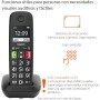 Gigaset E290 - Teléfono DECT Inalámbrico - Botones Grandes - Pantalla Iluminada en Blanco y Negro - Control de Volumen, Blanco