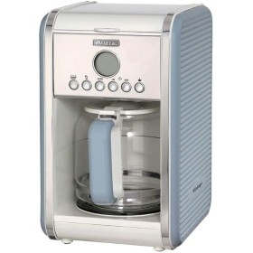 Ariete 1342 Cafetera de goteo vintage, 2000 W, 2.1 litros, Acero Inoxidable, Azul