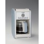Ariete 1342 Cafetera de goteo vintage, 2000 W, 2.1 litros, Acero Inoxidable, Azul