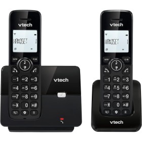 VTech CS2001 Teléfono inalámbrico casa Duo, Teléfono Fijo inalámbrico DECT con Refuerzo de Volumen, Manos Libres, Función de