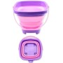 TLHWIN Cubo Plegable de 3 Piezas Cubo telescópico Cubo de Arena Cubo Plegable de Silicona, para niños Juego de Playa Equipo de