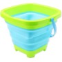 TLHWIN Cubo Plegable de 3 Piezas Cubo telescópico Cubo de Arena Cubo Plegable de Silicona, para niños Juego de Playa Equipo de