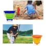 TLHWIN Cubo Plegable de 3 Piezas Cubo telescópico Cubo de Arena Cubo Plegable de Silicona, para niños Juego de Playa Equipo de