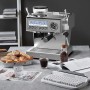 iceagle Cafetera Espresso con bomba italiana de 20 bar, Molinillo, Manual Portafiltro, Máquina de Café con Espumador de Leche y