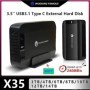 CoolFish HDD 3,5 ''disco duro externo 3TB/4TB/6TB/8TB/10TB/12TB TypeC 