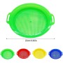 Lotvic Sifter Colador de juguete kit de juguete para playa arena nieve sólido sifter verano juegos de playa para niños pequeños