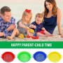 Lotvic Sifter Colador de juguete kit de juguete para playa arena nieve sólido sifter verano juegos de playa para niños pequeños