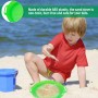 Lotvic Sifter Colador de juguete kit de juguete para playa arena nieve sólido sifter verano juegos de playa para niños pequeños