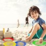 Lotvic Sifter Colador de juguete kit de juguete para playa arena nieve sólido sifter verano juegos de playa para niños pequeños