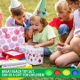 Lotvic Sifter Colador de juguete kit de juguete para playa arena nieve sólido sifter verano juegos de playa para niños pequeños