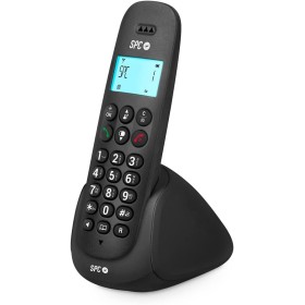 SPC Art – Teléfono Fijo inalámbrico con Pantalla iluminada, identificador de Llamadas, Manos Libres, Agenda, Modo Mute,