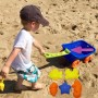 KEQAR 7 Piezas Juguetes Playa para Niños, Conjunto Arena con Pala, Moho Arena Animales Marinos, Adecuado Playa y Piscina, Regalo