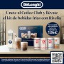 De'Longhi Rivelia EXAM440.35.BG, Cafetera Superautomática con Espumador de Leche Manual, Tamaño Compacto, 8 Recetas, Pantalla