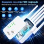 Repetidor WiFi,Amplificador señal WiFi Potente,6 Antenas,2 Puertos LAN,Extensor WiFi para el Hogar y la Oficina,Fácil de
