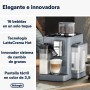 De'Longhi Rivelia EXAM440.35.BG, Cafetera Superautomática con Espumador de Leche Manual, Tamaño Compacto, 8 Recetas, Pantalla
