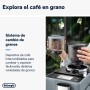 De'Longhi Rivelia EXAM440.35.BG, Cafetera Superautomática con Espumador de Leche Manual, Tamaño Compacto, 8 Recetas, Pantalla