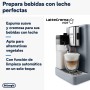 De'Longhi Rivelia EXAM440.35.BG, Cafetera Superautomática con Espumador de Leche Manual, Tamaño Compacto, 8 Recetas, Pantalla