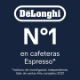 De'Longhi Rivelia EXAM440.35.BG, Cafetera Superautomática con Espumador de Leche Manual, Tamaño Compacto, 8 Recetas, Pantalla