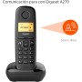 Gigaset A270 Duo - Dos Teléfonos DECT Inalámbrico - Pantalla Gráfica Iluminada - Manos Libres - Teclado fácil de usar, Negro