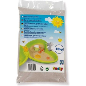 Smoby- Bolsa de Arena Fina de 15kg, Lavada y Seca, Ideal para Areneros, para Niños a Partir de 2 Años, 31000