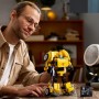 LEGO Icons Transformers Bumblebee Figura de Acción Articulada de Robot Coleccionable, Maqueta para Adultos, Kit de Construcción,