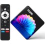 RUPA Android TV Box 13.0, 2025 8K Neueste TV Box mit RAM 4GB ROM 64GB WiFi6 Enternet 10/100M Bluetooth 5.0 USB3.0 Unterstützt 3D