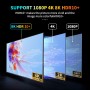 RUPA Android TV Box 13.0, 2025 8K Neueste TV Box mit RAM 4GB ROM 64GB WiFi6 Enternet 10/100M Bluetooth 5.0 USB3.0 Unterstützt 3D